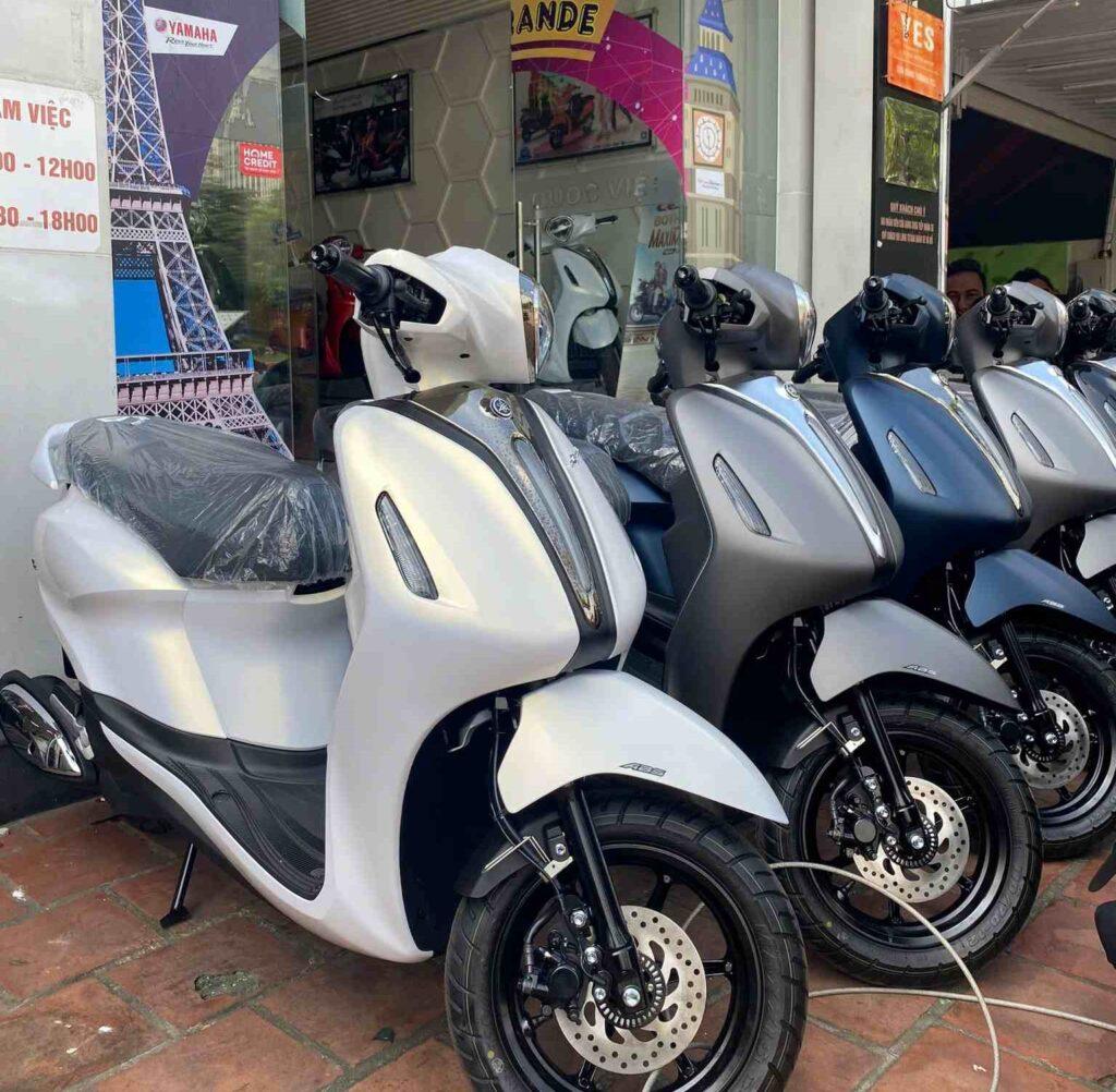 Mua xe máy Yamaha Grande trả góp lãi suất 0%