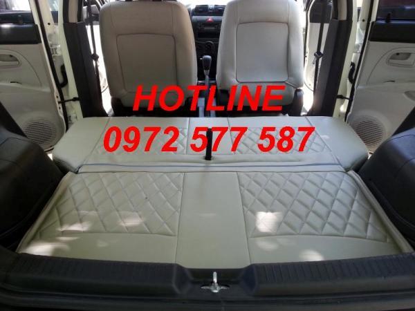 Độ lắp ghế sau chế spark van, kia morning van đẹp siêu ấn tượng
