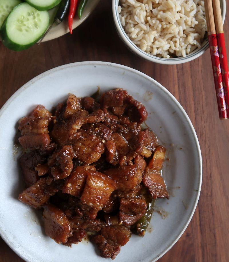 Red Boat Pork Belly in Caramel Sauce (Thit Kho) Recipe