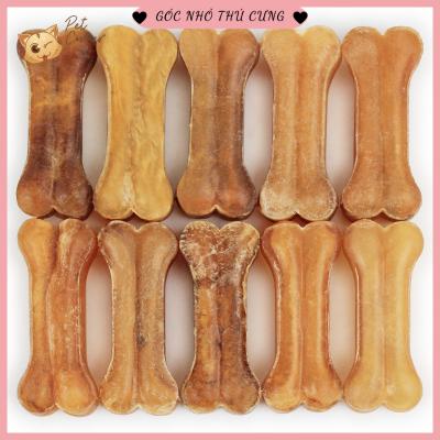 Xương canxi cho chó gặm làm sạch răng, giúp răng chắc khỏe (100% xương da bò tự nhiên)