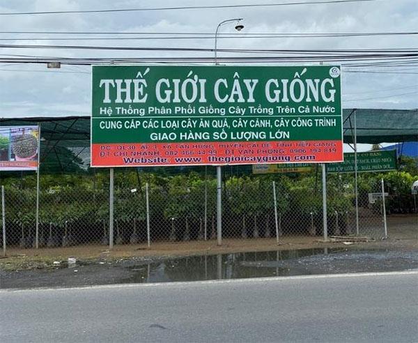 bảng hiệu cây cảnh
