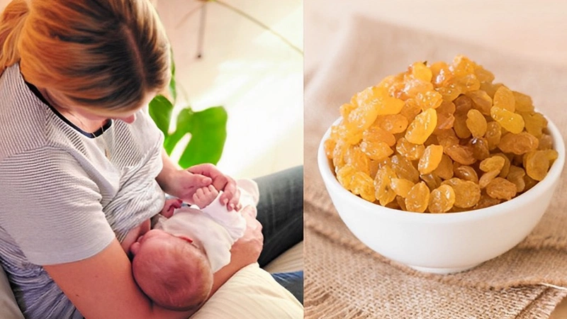 Nho khô sau sinh: có nên sử dụng hay không?