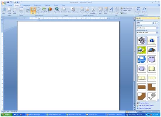 Cách chèn tranh Ảnh, đỊnh dạng tranh, Ảnh trong Word 2007