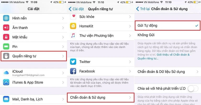 kiểm tra độ chai pin iphone trực tiếp
