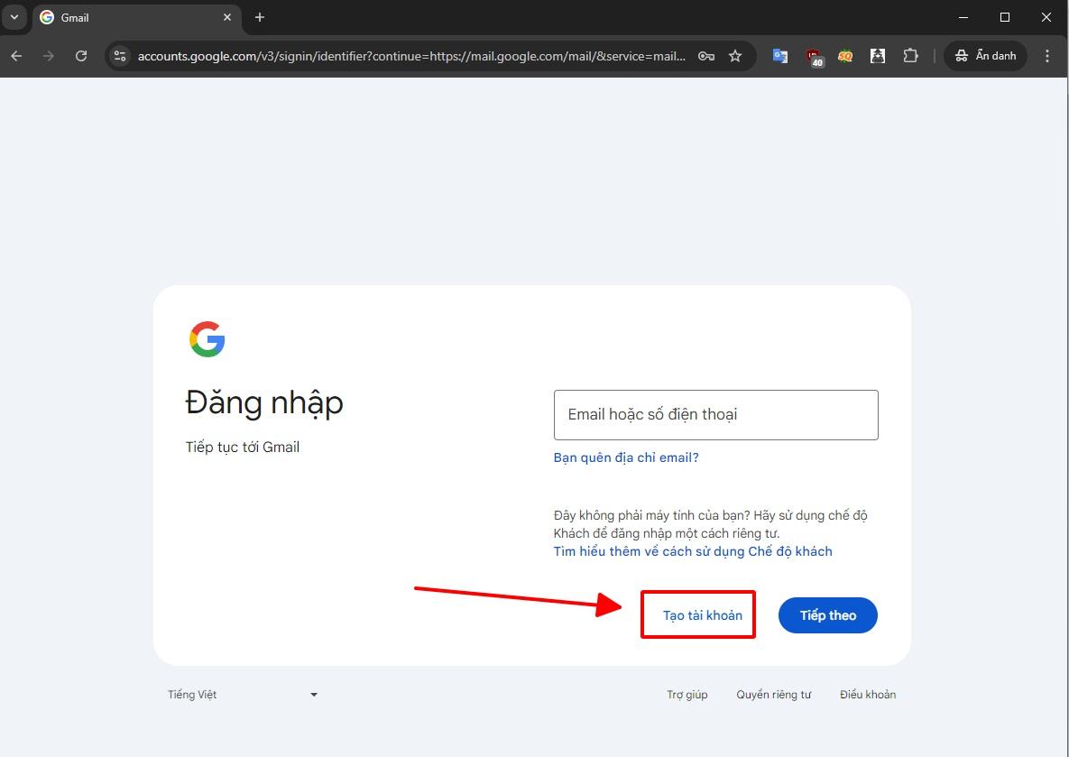 Hướng dẫn chi tiết cách tạo tài khoản Gmail mới dễ dàng nhất