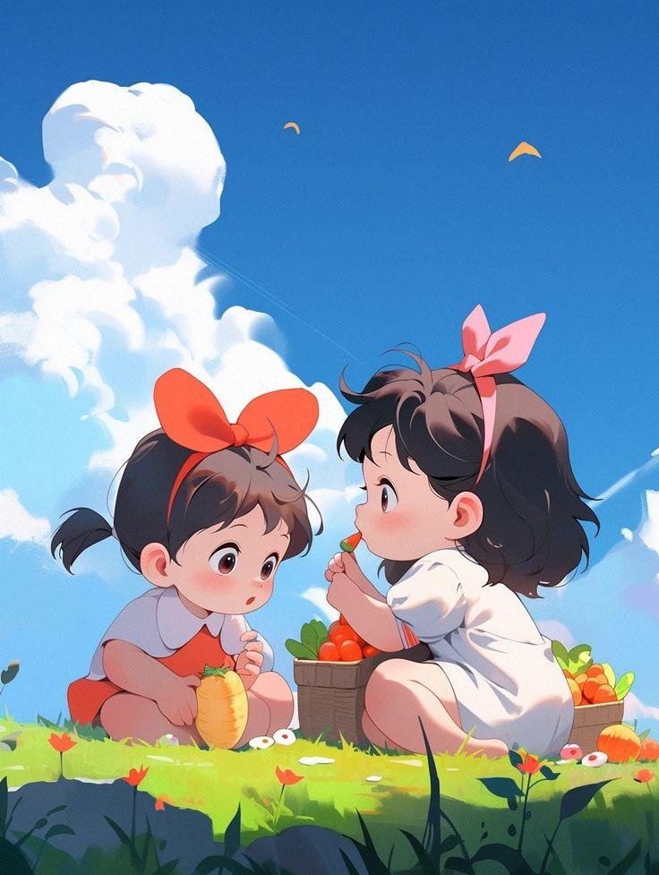 Hình ảnh chibi nữ cute:  Nhìn một lần là “dính thính” ngay