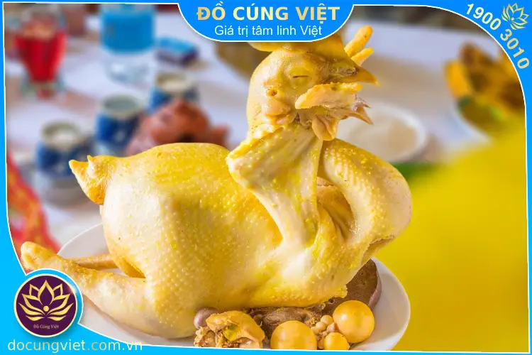 Cách làm gà cúng chéo cánh đơn giản, dáng đẹp nhất