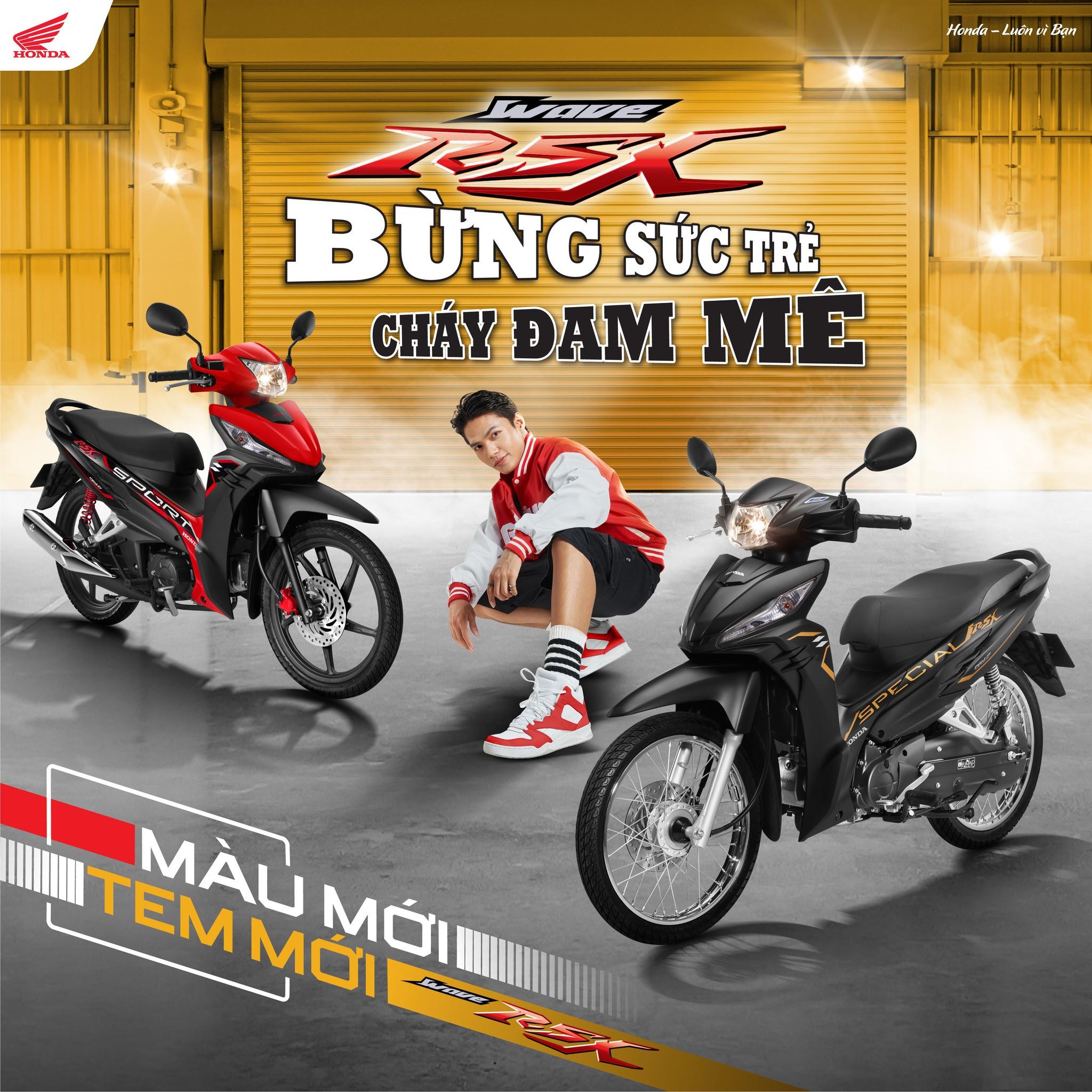 Xe Honda Wave RSX Vành Nan Hoa Mâm Đĩa 2024 (đặc biệt)
