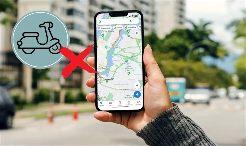 Tại sao Google Map không có xe máy? Phải làm sao?