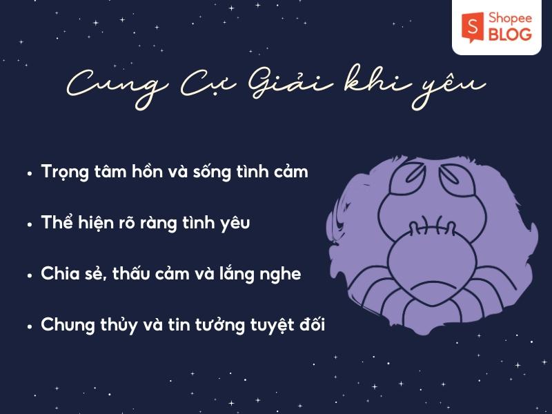 cung cự giải trong tình yêu