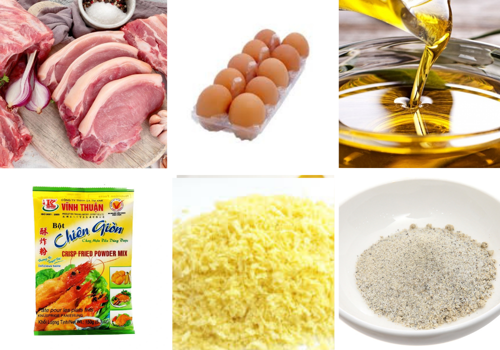 Cách làm thịt heo chiên xù bằng nồi chiên không dầu siêu dễ