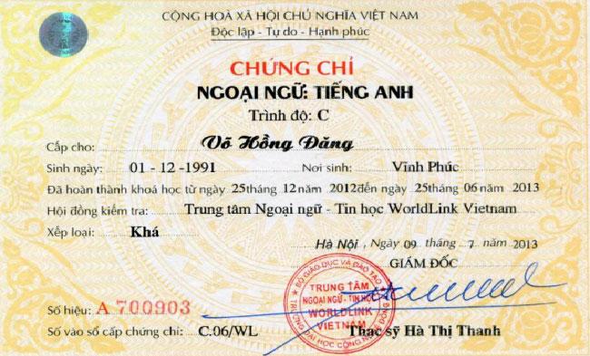 Bằng C tiếng Anh còn hiệu lực không? Bằng C được đổi sang bằng gì?