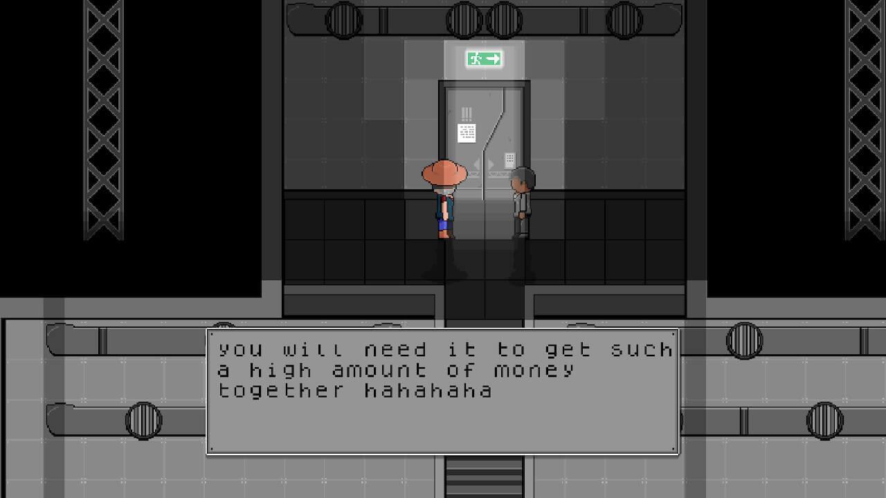 My character standing at the doorway to the toxic wasteland, with a member of the global revitalization council. They are saying “you will need it to get such a high amount of money together ha ha ha ha.” Published on: LadiesGamers