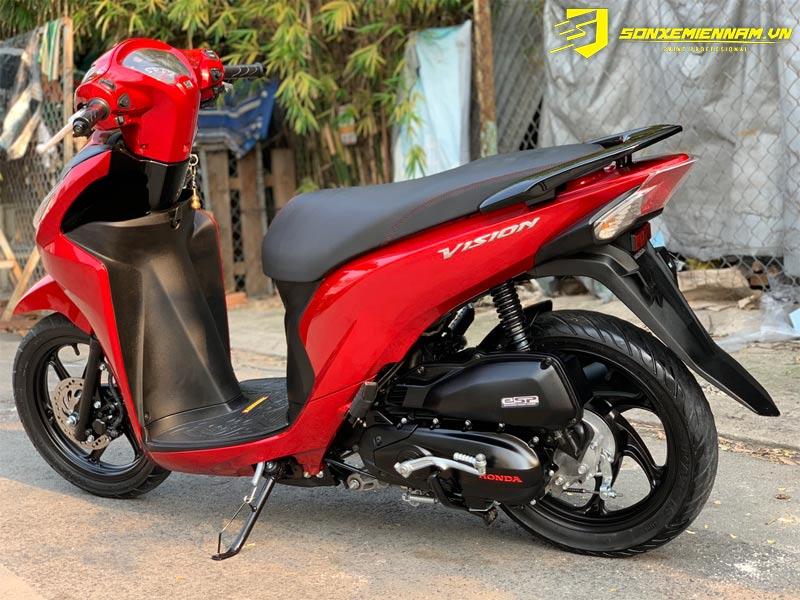 Sơn Xe Vision Màu Đỏ Candy Đẹp Xuất Sắc Tại TP.HCM