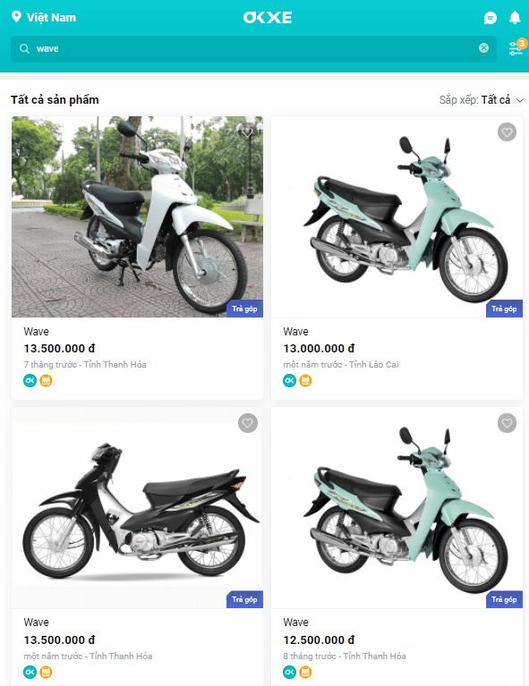 Giá Wave tháng 12 2021 – tăng nhẹ so với giá đề xuất