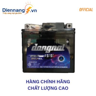 Ắc quy Đồng Nai PTZ6L 12V 6Ah, ắc quy xe máy Honda PCX, Lead, Air Blade, Honda Vision, SH125