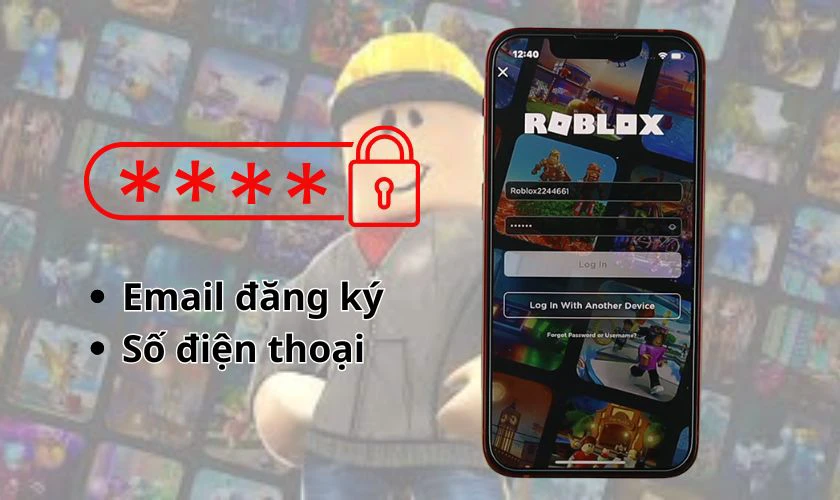 Cách lấy lại acc Roblox khi quên mật khẩu đơn giản