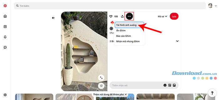 Hướng dẫn cách lưu ảnh trên Pinterest