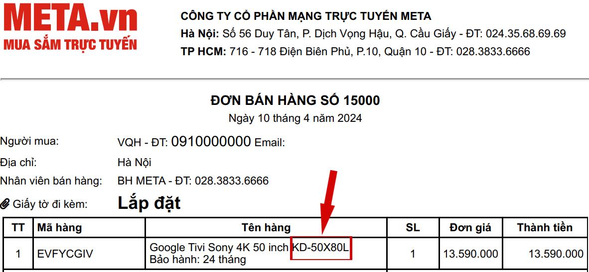 Cách tìm mã tivi Sony, đọc ý nghĩa các kí tự trong tên tivi Sony