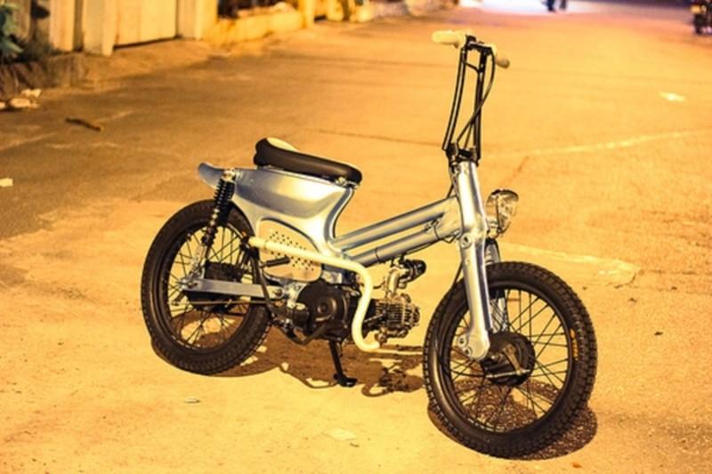 Bật cười trước hình ảnh Super Cub độ phong cách Bobber – style