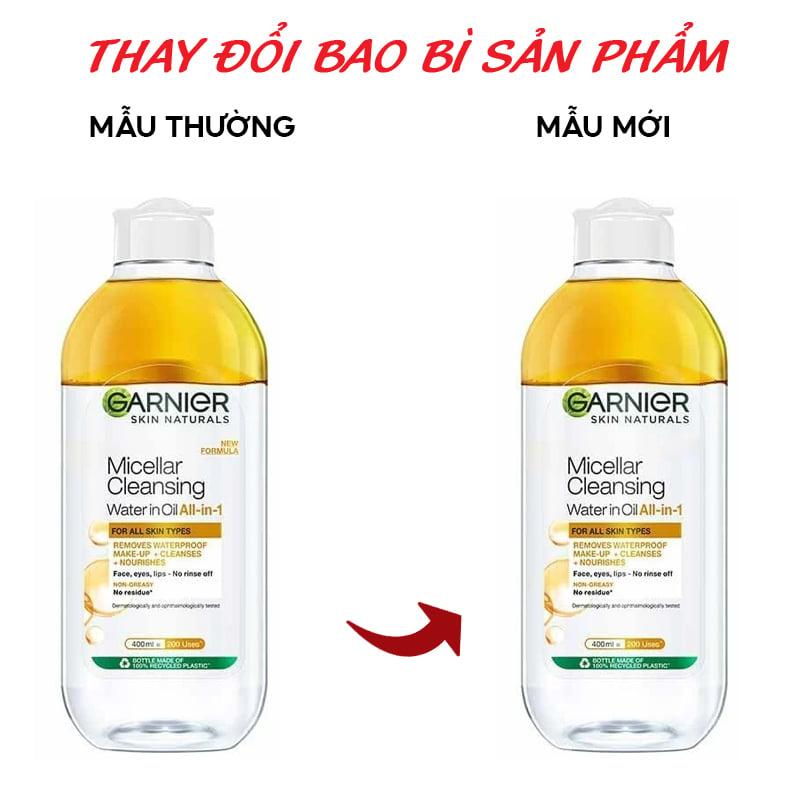 Nước Tẩy Trang Garnier Làm Sạch Sâu Micellar Cleansing Water