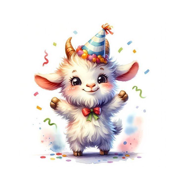 Ngắm loạt hình ảnh con dê chibi siêu dễ thương, nhìn là mê!