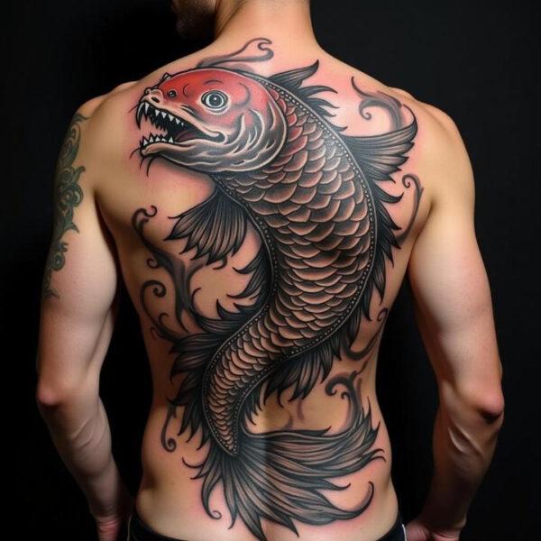 Giải mã ý nghĩa hình xăm cá chép mặt quỷ sâu sắc