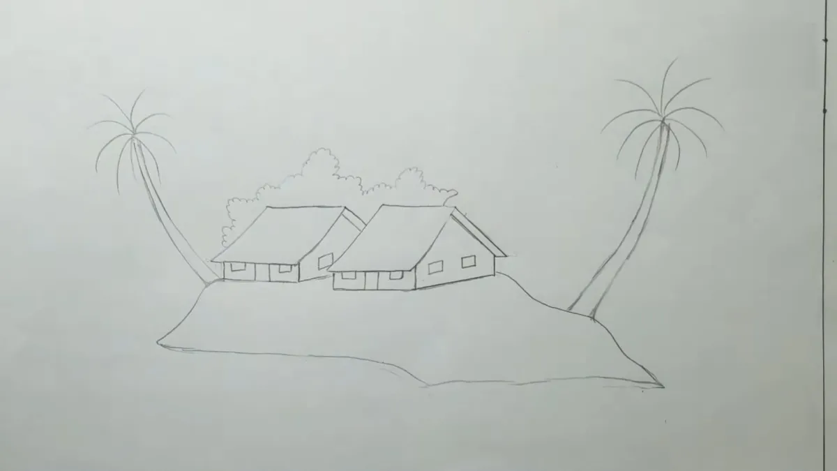 Hướng dẫn vẽ tranh quê hương đơn giản mà đẹp dễ dàng ai cũng làm được