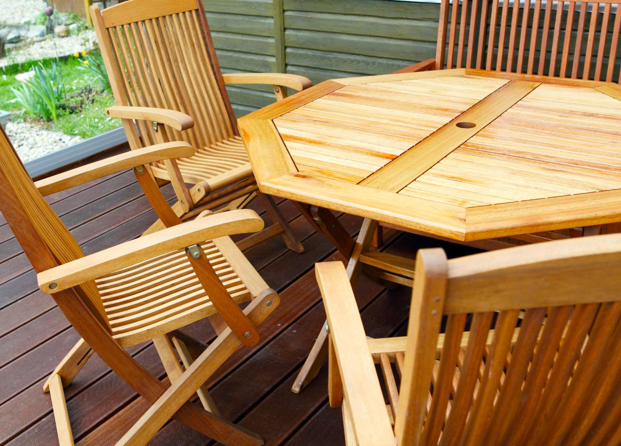 Acacia wood vs. teak wood for outdoor furniture
