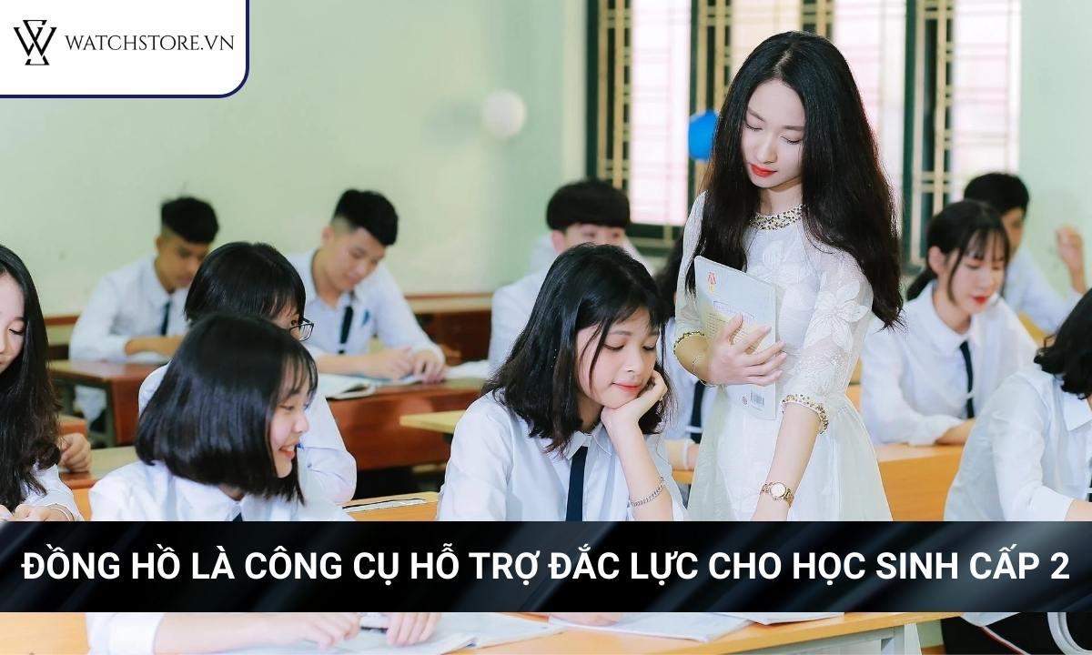 07 mẫu đồng hồ nữ học sinh cấp 2 chất lượng, hợp phong cách