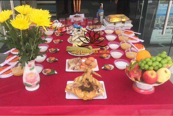 Văn Khấn, Bài Cúng, Mâm Cúng Tất Niên Cuối Năm công ty, trong nhà