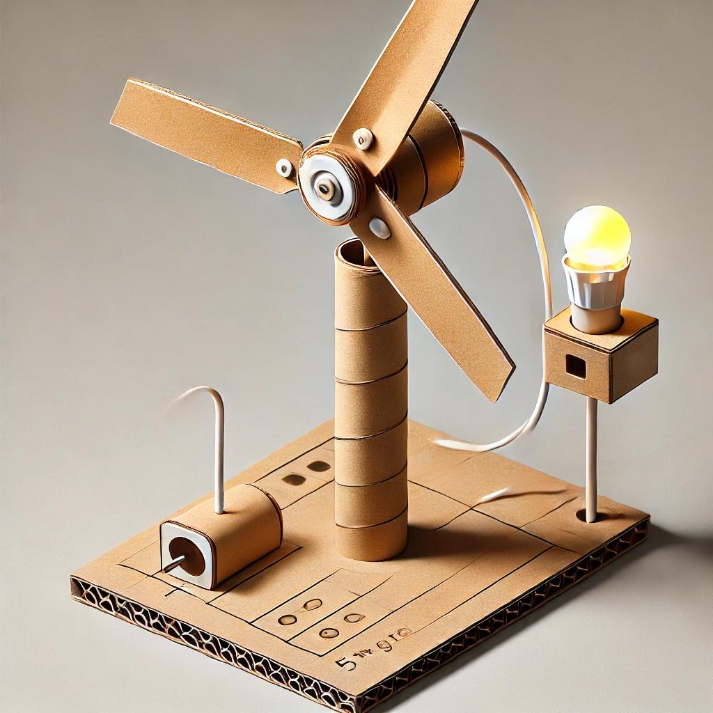 Giải VBT Công nghệ 5 Kết nối bài 8: Mô hình máy phát điện gió